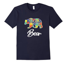 2017 Autism Awareness Dad - PAPA Bear TShirt
