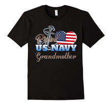 Proud US Navy Grandmother Shirt - Patriotic Heart