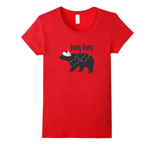 Gong Gong Bear Christmas PJ Shirt Matching Santa Hat Light