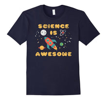 Science Is Awesome Shirt Nerd Space Ship Rocket Moon T-Shirt