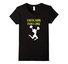 Cheer Hair Don't Care T-Shirt Funny Floating Gifts Cheerlead