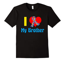 I Love My Brother Autism Ribbon T-Shirt