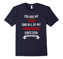 16th Wedding Anniversary T-Shirt Funny for Married in 2001