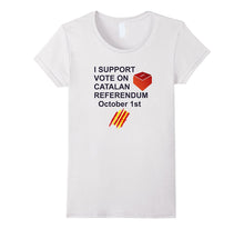 Support for Voting in Catalonia T-Shirt Unisex Top Tee