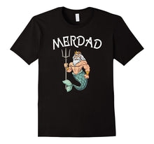 Merdad TShirt Father of a Mermaid Birthday TShirt