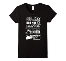Fun-Gly : Daddy Superhero T Shirt, Fathers Day Gift