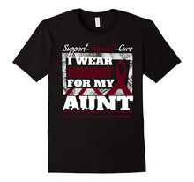 I Wear Burgundy for Aunt Multiple Myeloma Awareness Shirt