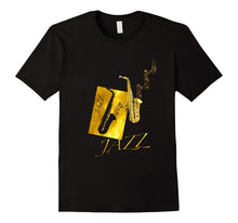 Jazz Saxophone Tshirt Gold