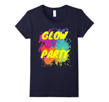 Glow Party Birthday Shirt With Splatters