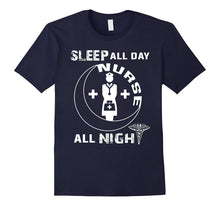 Sleep All Day Nurse All Night Shirt, Night Shift Nurse Shirt