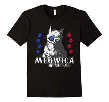 Meowica 4th of July Funny Cat T-Shirt