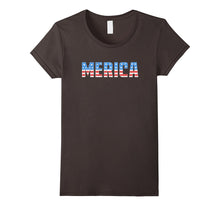 Merica T-Shirt Funny USA Retro Distressed Grunge Design
