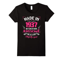 Made in 1937 - 80 Years Old 80th B-Day Birthday Gift T-Shirt