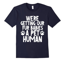 Funny Maternity Shirt Fur Babies Cat Dog Pregnant Pet Human
