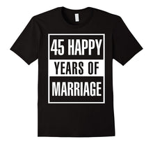 45th Wedding Anniversary Gift Idea Husband and Wife T-Shirt