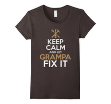 Keep Calm and Let Grampa Fix It Funny Father Day Shirt