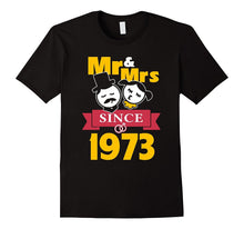 44th Wedding Anniversary T-Shirt 44 Year Mr & Mrs Since 1973