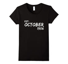 Est October 1956 Shirt - 61st Birthday Gifts TShirt