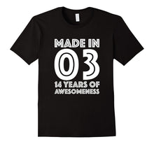 14th Birthday Shirt Gift Age 14 Year Old Boy Girl T-Shirt