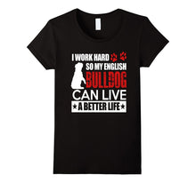 I Love My English Bulldog T-Shirt Gift for Bulldog Lovers