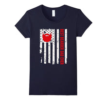 Best Bearded Dad Ever American Flag T-Shirt