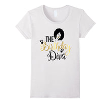 Black Girl Magic Birthday Diva Shirt Gold Party Gift