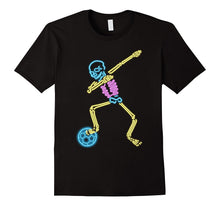 Dabbing Skeleton Funny T Shirt Love Soccer Funny Shirt