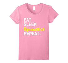 Eat Sleep Gymnastics Repeat T-Shirt for Women Girl Handstand
