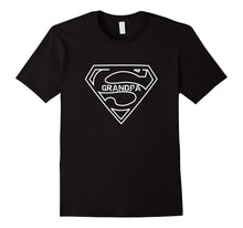 Mens Super GrandPa Funny Dad T-Shirt Father Day Gifts for GrandPa