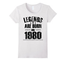 37th Birthday Gifts Tee Funny Legends Are Born in 1980 Shirt