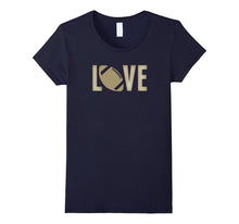 LOVE Football Novelty Sport Mom Graphic T-Shirt