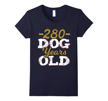 280 Dog Years Old T-Shirt Funny 40th Birthday Gag Gift