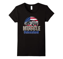 MUSCLE UNLEASHED Classic Muscle Car T Shirt Hot Rod Race