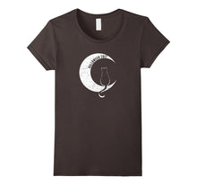 Halloween T-Shirt Black Cat on Moon Funny 2017