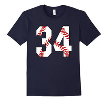 #34 Baseball Laces Baseball Mom Jersey Love Baseball T-Shirt