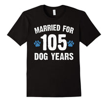 Married for 105 Dog Years 15th Wedding Anniversary T-Shirts