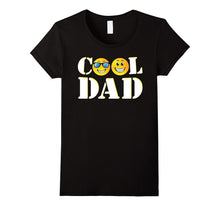 Cool Dad With Cute Emoji Funny T-Shirt Gift for Papa
