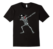 Dabbing Skeleton T-Shirt Pirate Hat Dab Hip Hop Skull Gift