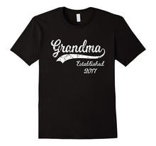 Grandma Established 2017 T-Shirt New Grandma Gifts