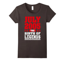 12 Years Old Kid Birthday T Shirt Gift Made in 2005 July Tee
