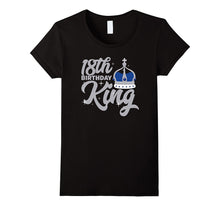 18th Birthday King T Shirt Celebration Party Eighteen