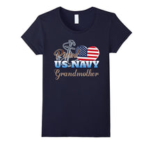 Proud US Navy Grandmother Shirt - Patriotic Heart