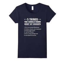 5 Things You Should Know About My Grandpa T-Shirt