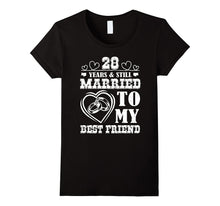 28th Wedding Anniversary T-Shirt 28 Years Still Married 1989