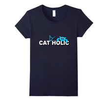Cool Cat-A-Holic Catholic Cat Fan Cat Lover Funny T-Shirt
