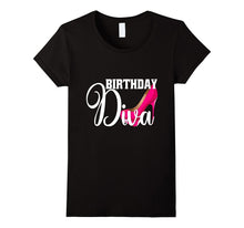 Birthday Diva Shirt Gift Sexy Sassy Pink High Heel Shoe