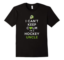 Mens I Can't Keep Calm I'm a Hockey Uncle T-Shirt