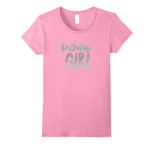 Birthday Babe Bday Girls Womens Silver T-Shirt