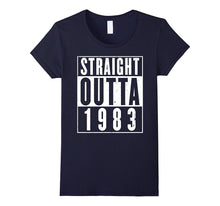Straight Outta 1983 T-Shirt - Funny 34th Birthday Gift