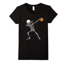 Halloween Dabbing Skeleton Basketball TShirt Funny Dab Dance